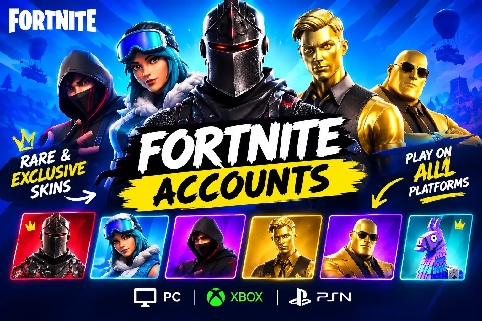 🎁 100% TAKE THE L🎁 +200-tól 700-ig SKIN ✅100% « TAKE THE L, 47 EXKLUZÍV TÁRGY » TAL (Black Knight, GALAXY, IKKONIK ,Vagy Egyéb)⚡[PC/NIN/XBOX]