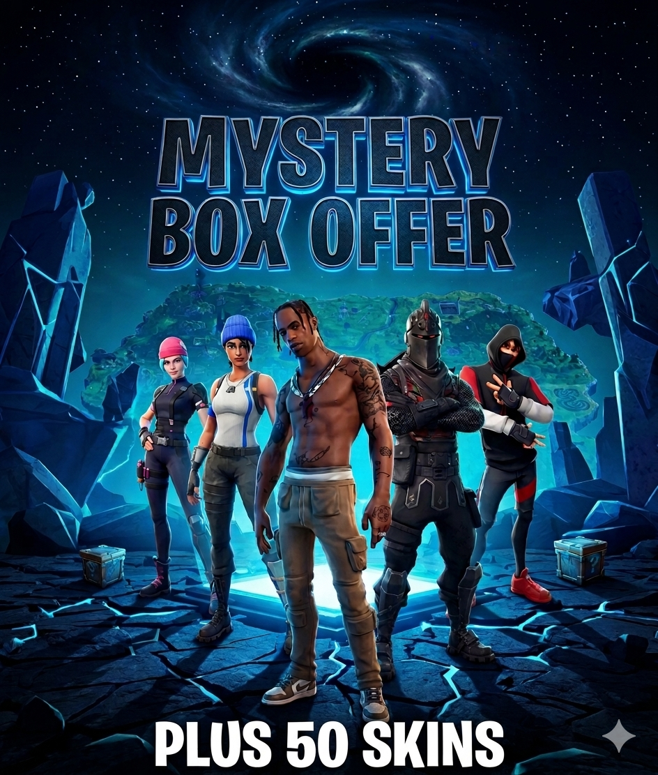 {PC,PSN,XBOX} บัญชี OG Stacked 50 Skins พร้อม The Reaper, Black Knight, Ikonik, Take the L, Travis Scott, Rose Team Leader