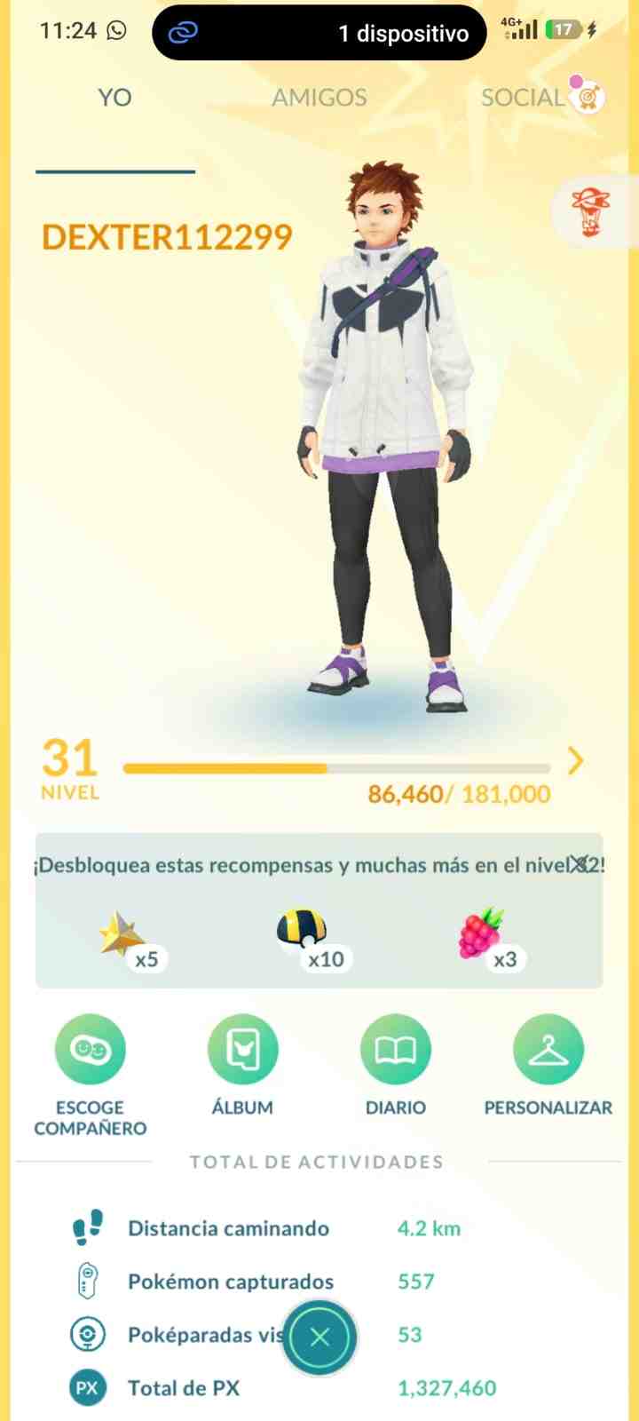 Pokemon Go 포켓몬고 계정 1개 (전체 접근)