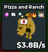 Arany Pizza és Ranch 3.8B/s