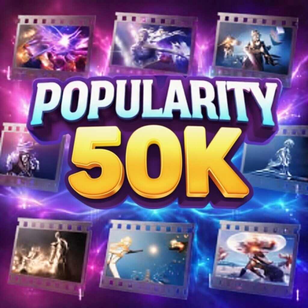 (MIX POPULARITY — 50k) — SOLO SE NECESITA ID DEL JUEGO