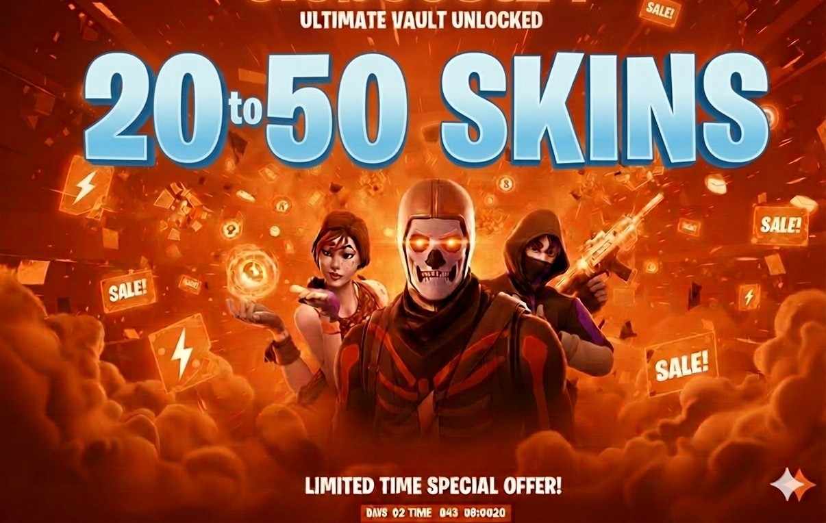 CHEAP OG STACKED Fortnite Account 20 to 200 RARE & EXCLUSIVE Skins Black Knight Renegade Raider Galaxy IKONIK Travis Scott
