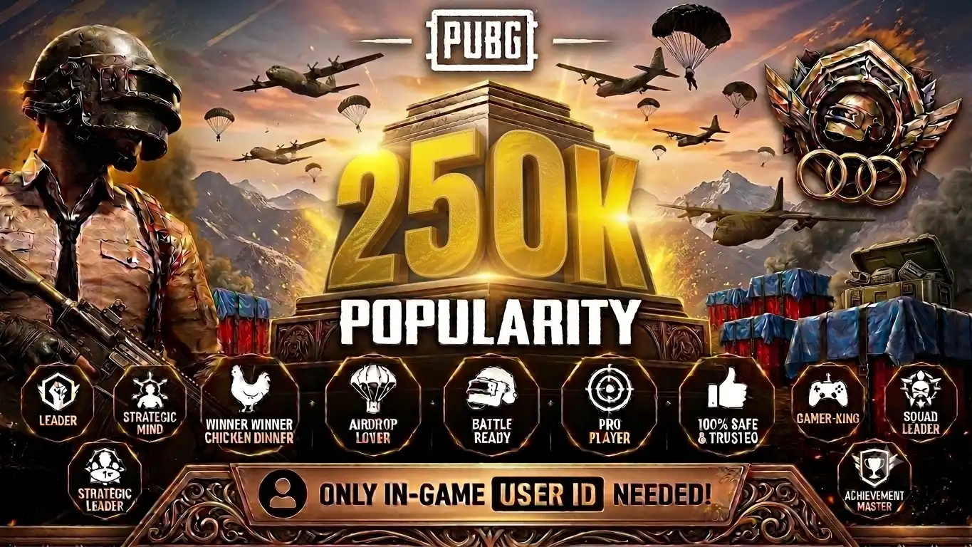 (MIX POPULARITY —250K) — JUST IN GAME ID NEEDED