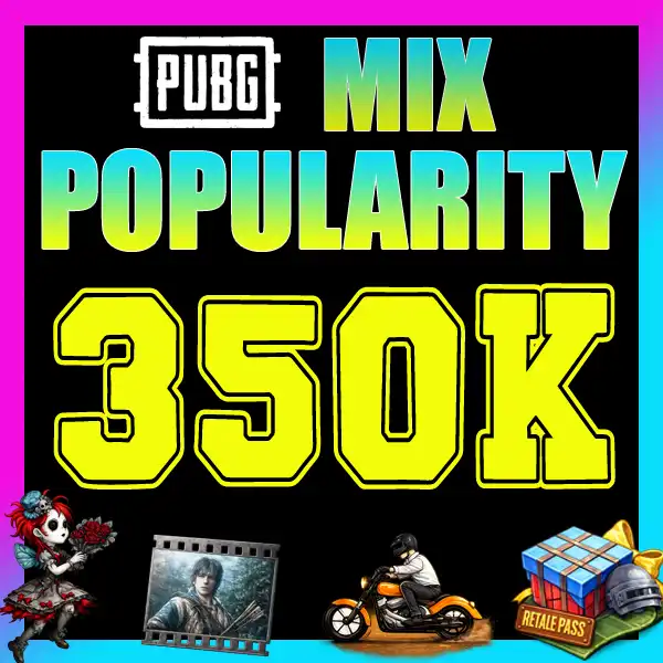 350K [350 000] VEGYES NÉPSZERŰSÉG — CSAK JÁTÉK AZONOSÍTÓ SZÜKSÉGES🔥 GYORS SZÁLLÍTÁS