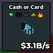 Cyber Cash or Card 3.1B/s