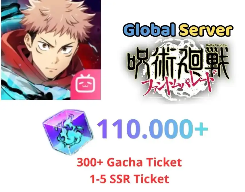 Global TW/HK/MO | 110,000+ Cubes | 300+ Gacha Tickets | 1-5 SSR Tickets | Chapter 9+