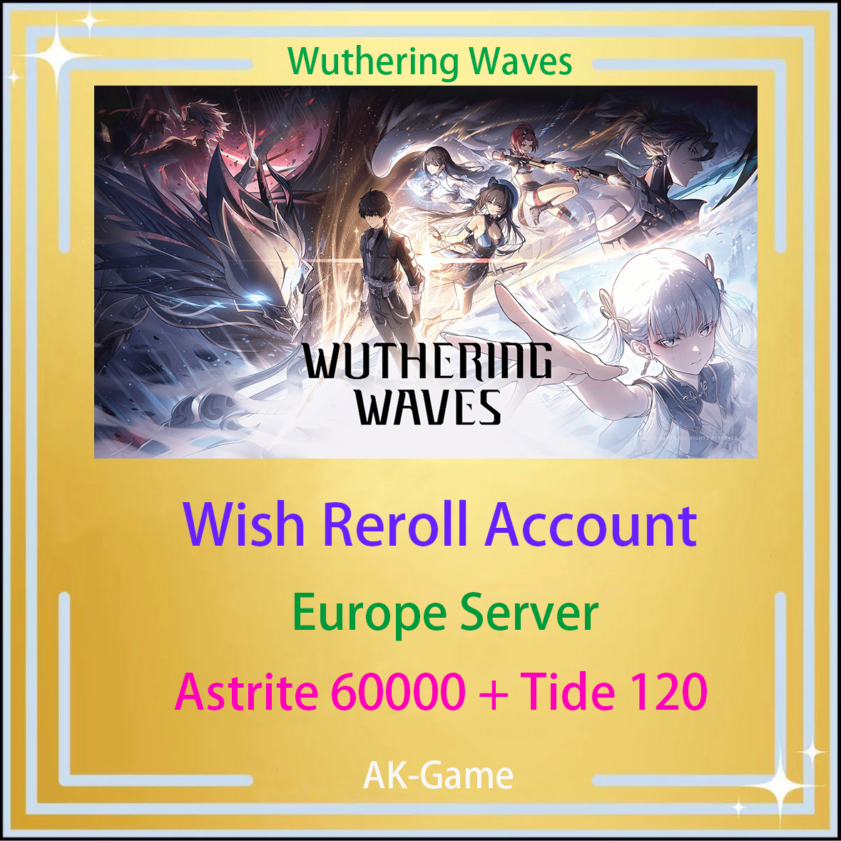 🌏EU🔸Astrite 63000🔹Lustrous Tide 120🔸Radiant Tide 2🔹Protagonista masculino o femenino🕹️iOS/Android/PC/Xbox/PS🎁Cuenta Wish Reroll