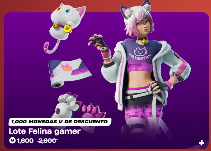 Feline Gamer বান্ডেল | 1,600 V-Bucks