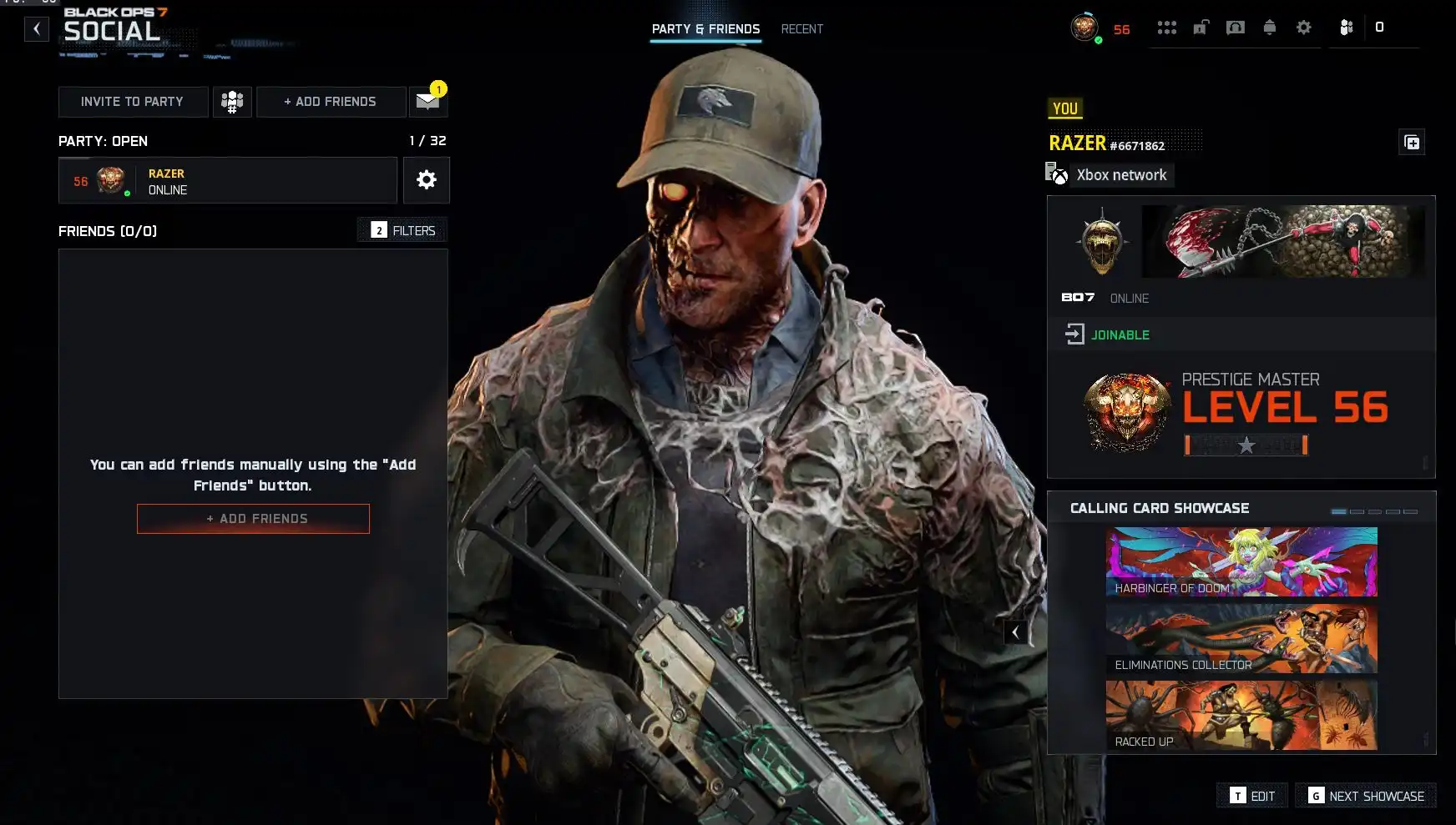 🔥 BO7 🔥 ✦ SINGULARITY &amp; INFESTATION ✦ ✨ All Guns Unlocked ✨ 1000+ Camos 🎯 Prestige 6 🛠️ Hand-Grinded &amp; Legit 🔓 Full Access 🎮 Steam • BNet • PSN