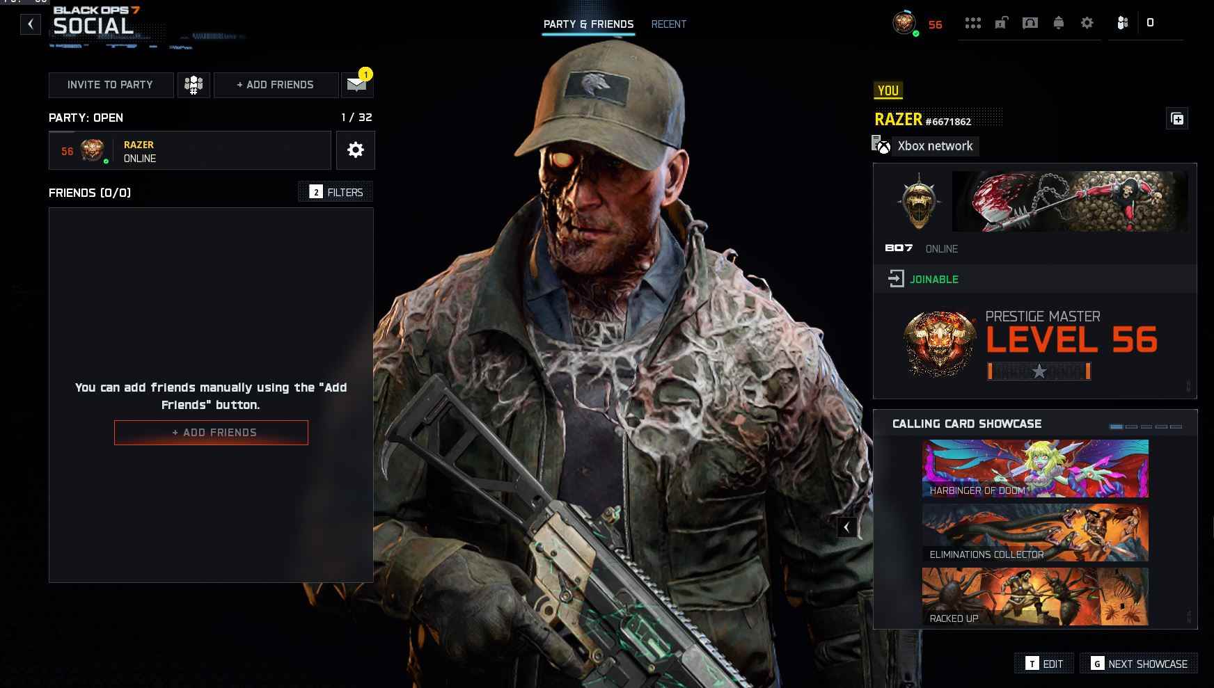 🔥 BO7 🔥 ✦ SINGULARITY & INFESTATION ✦ ✨ All Guns Unlocked ✨ 1000+ Camos 🎯 Prestige 6 🛠️ Hand-Grinded & Legit 🔓 Full Access 🎮 Steam • BNet • PSN