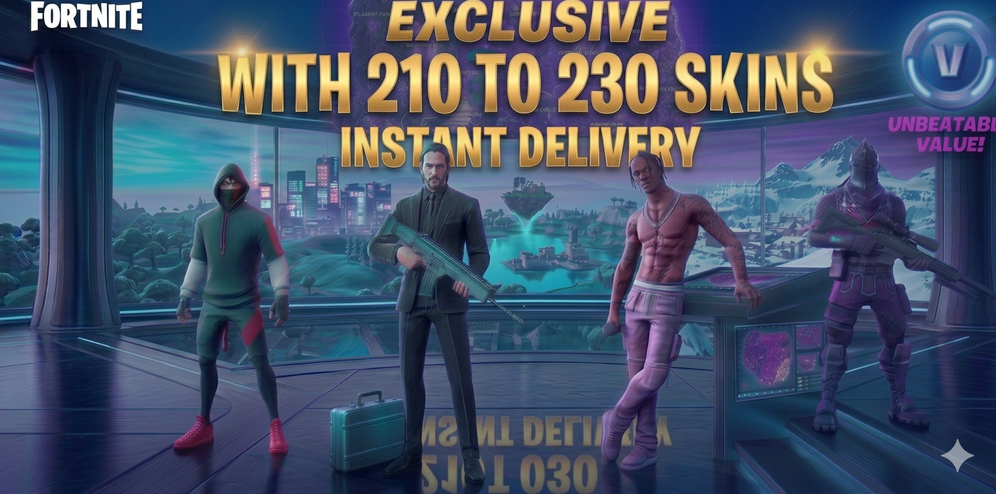 [PC/PSN/Xbox] ACCESSO ISTANTANEO 210-230 skin armadietto pulito