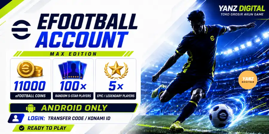 [Android] Account eFootball | 11000 Coins + 100 Players 5-Star + 5 Epic/Legend - Max Edition