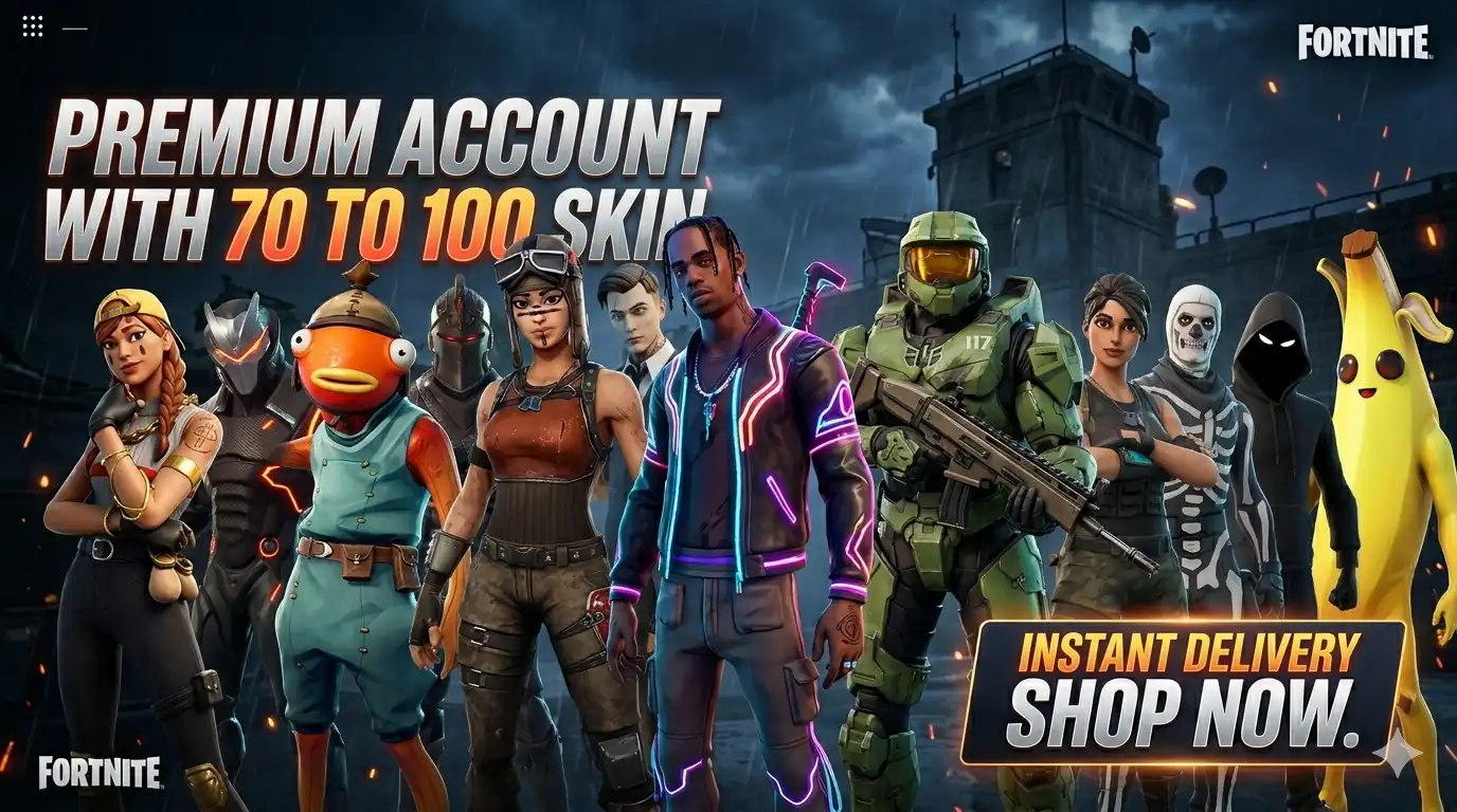 [PSN/XBOX/PC] 70-100 skins avec Travis Scott, Black Knight, Ikonik, The Reaper, Kratos, Take The L et plus