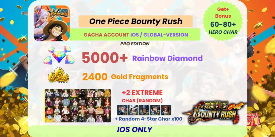 [Global ios] Account Random Extreme (EX) x2 + Diamonds 5000 + Fragments 2400+ | Pro Edition
