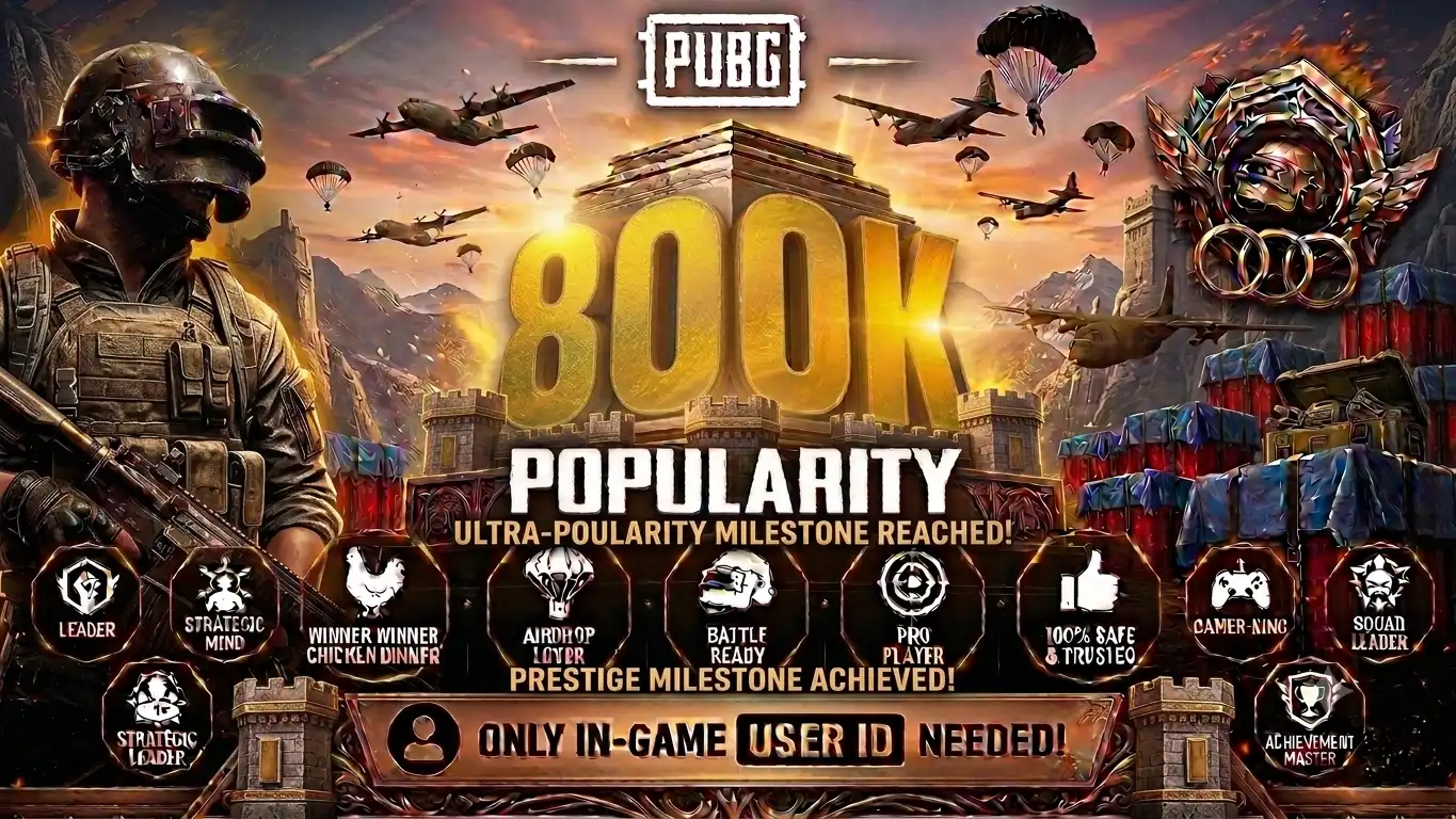 (MIX POPULARITY — 800K) — JUST IN GAME ID NEEDED