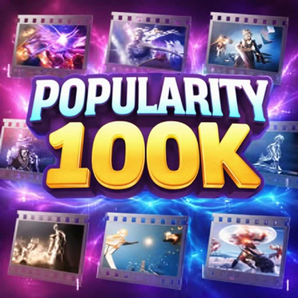 (MIX POPULARIDAD — 100K) — SOLO SE NECESITA ID DEL JUEGO