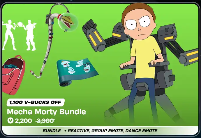 Mecha Morty Pack | V-Bucks: 2200