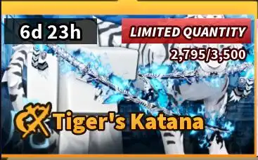 Blade Ball - Tigers Katana [Limitato] [7500R]