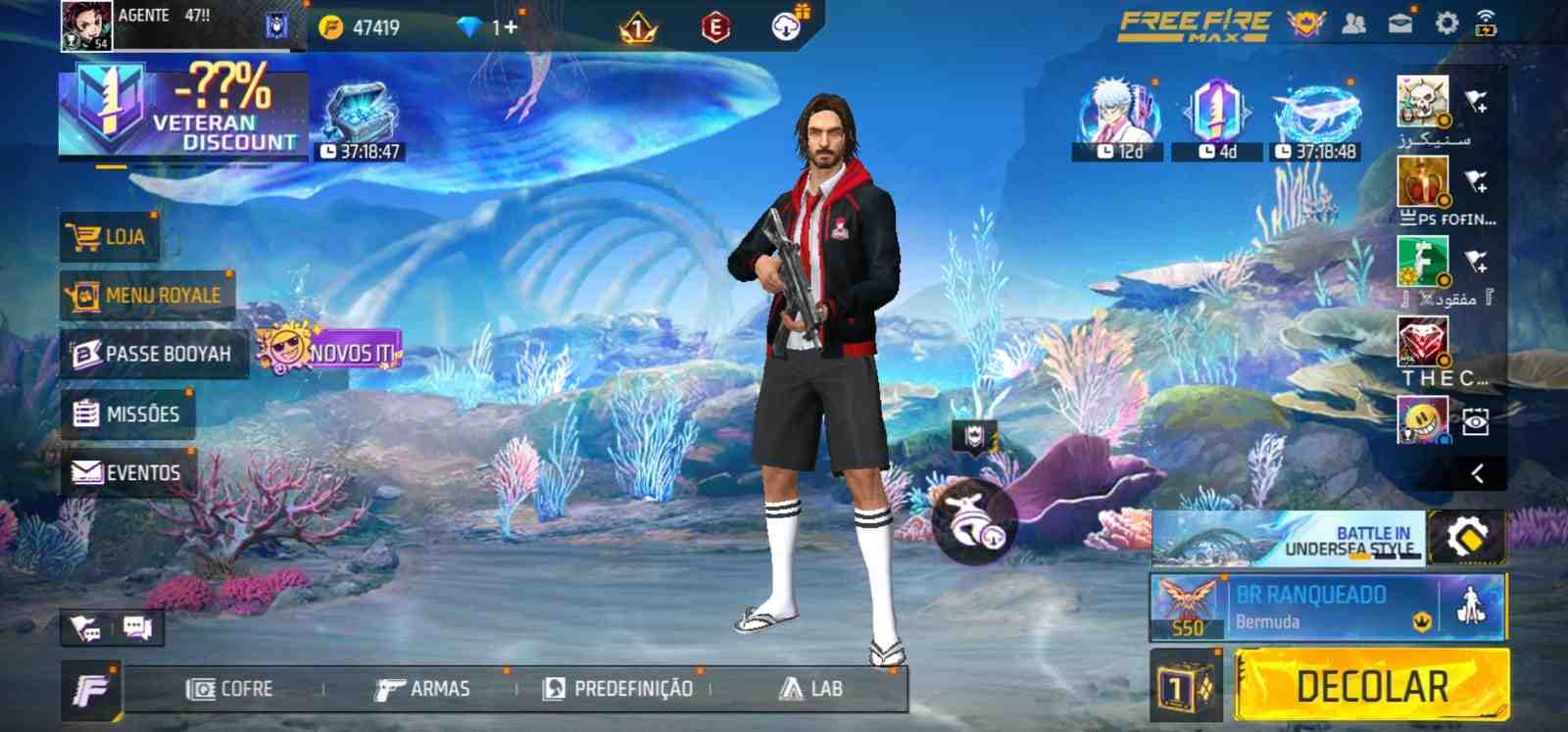Free Fire-Conturi Garena Free Fire-Un cont-ME (Orientul Mijlociu)-Acces total