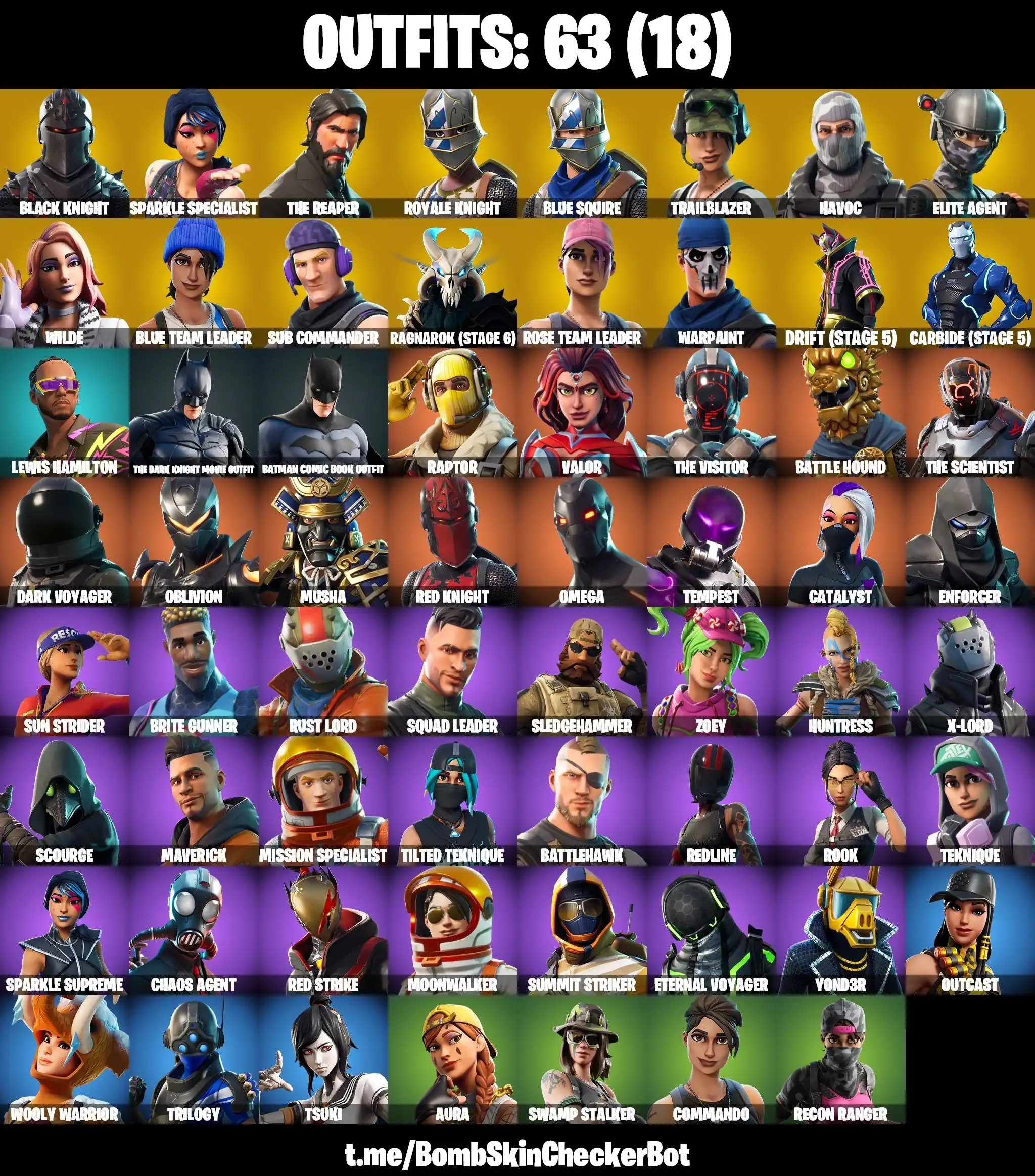 Account Fortnite con 100% Black Knight +Account Fortnite con 100% Black Knight +