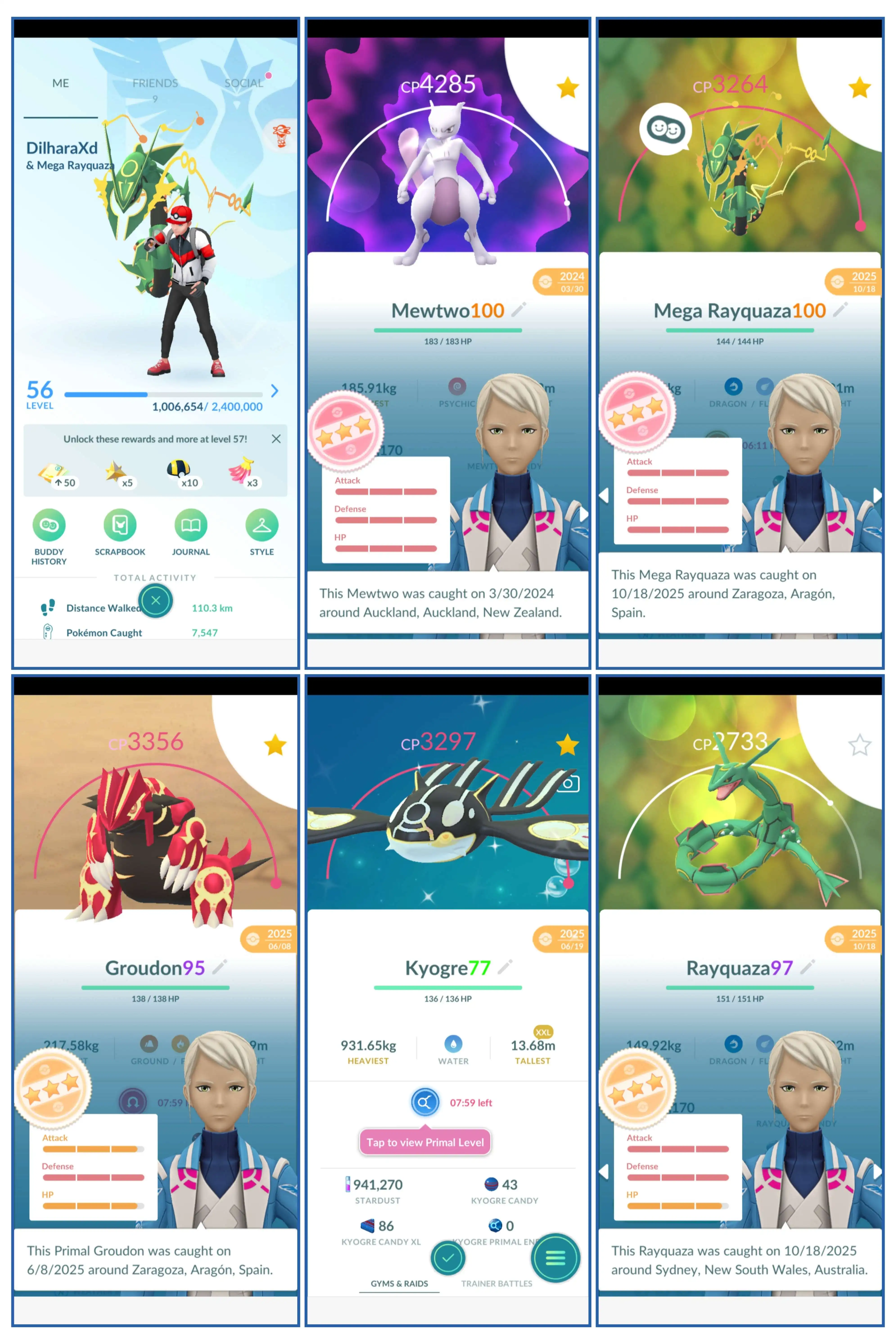 LEVEL 56 | 100 IV MEGA RAY | PRIMAL GROUDON | SHINY PRIMAL KYOGRE | 100 IV MEWTWO | SHINY LEGENDARY 9 | LEGEDARY 158 | 98 IV GIGANTAMAX GENGAR