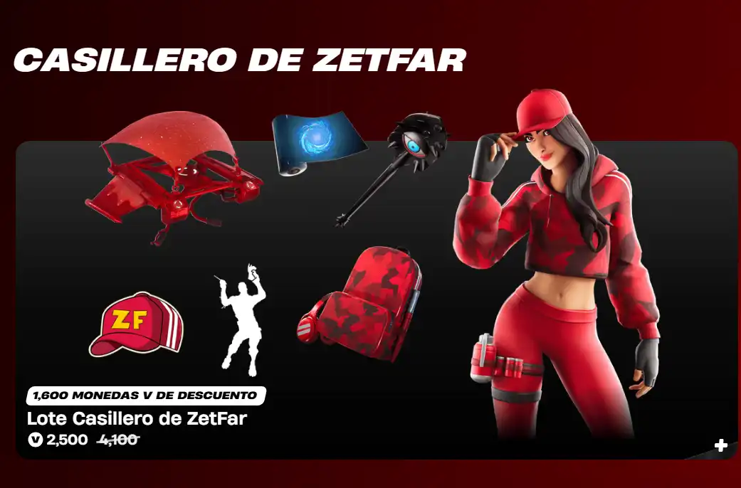 Pack Casier Zetfar | 2 500 V-Bucks