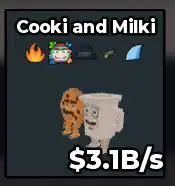 Cooki and Milki 3.1B/s
