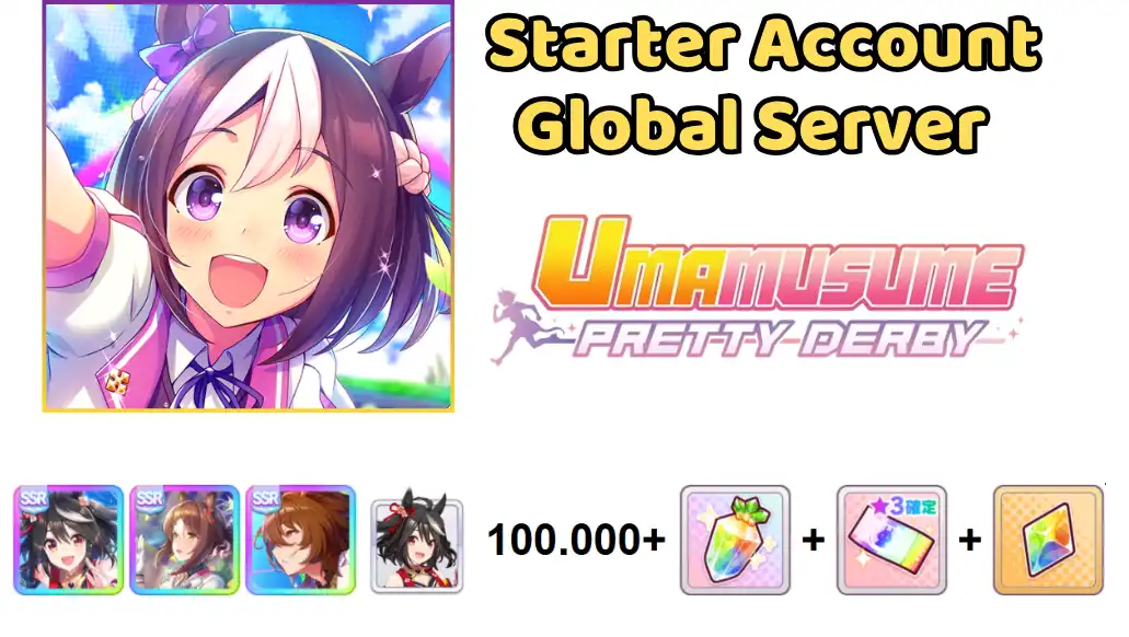GLOBAL| Kitasan+FM+Agnes Tachyon| Uma Kitasan| 100000+ कैरेट