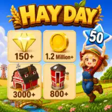 🔥【全球】⚜️等级 50💎150 钻石🏠3000+ 谷仓🌾800+ 筒仓💰120 万金币🐝2-3 蜂箱🔒解锁:🍓果酱食物+🦞龙虾🦆羽毛