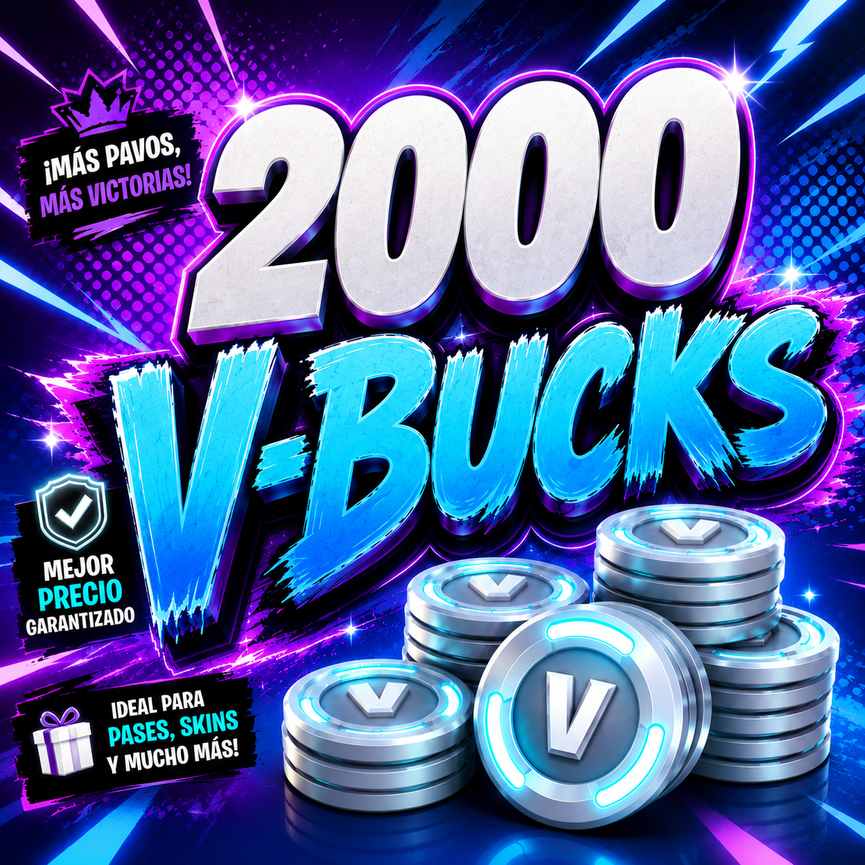 2000 V-Buck | Via Regalo | Elige Tu Cosmetico