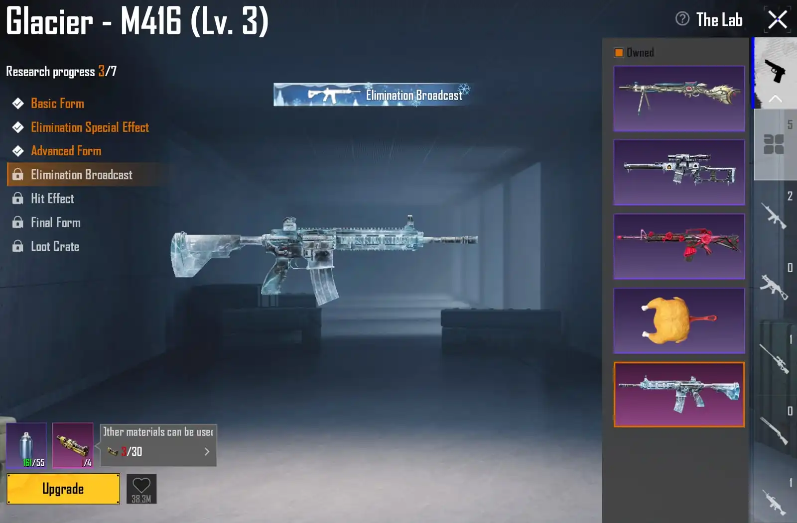 🔥 M416 Glacier + Midnight Dacia | 38+ Mythics | Level 74 | 4610+ Achievements | Stacked PUBG ID🔥