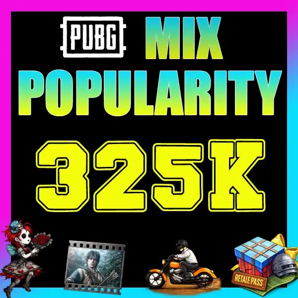 325K [325 000] VEGYES NÉPSZERŰSÉG — CSAK A JÁTÉK AZONOSÍTÓ SZÜKSÉGES🔥 GYORS KÉZBESÍTÉS