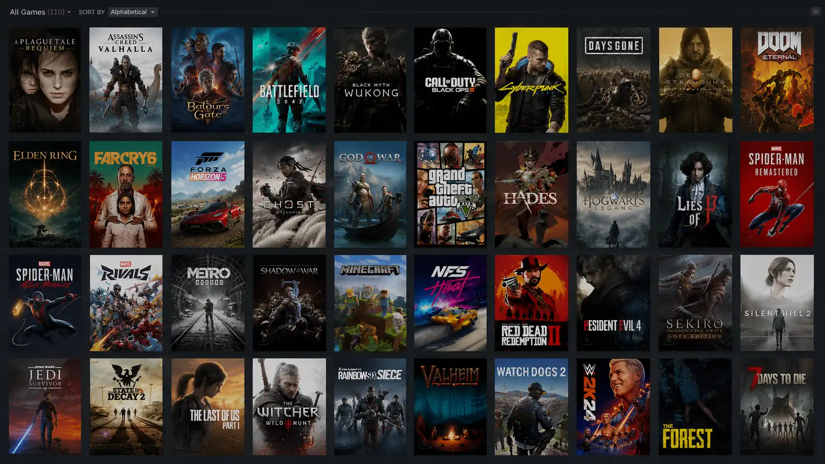 Marvel Rivals + 8999 STEAM 🎮Cyberpunk 2077, Red Dead Redemption 2, Série Assassin’s Creed, God of War, COD, GTA V, Elden Ring 🔥
