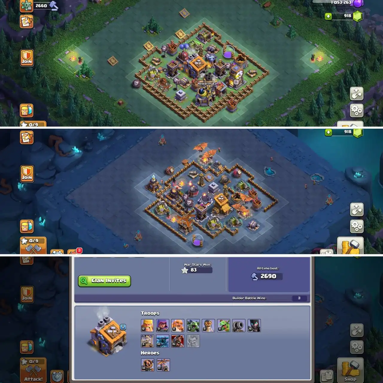 132 Level, 60+ League Medals (11% Limited Time Off) Disenteng TH16, Libreng Rename | BK40, Q30, MP34, W31, RC16 | BH9, Hero's Skin