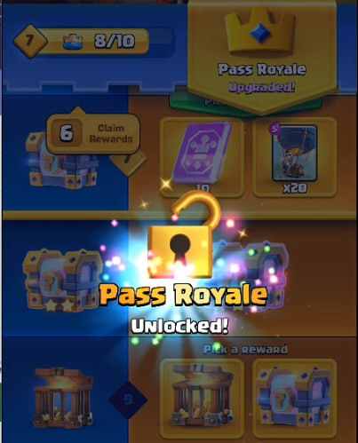 Clash Royale- Przepustka Królewska 12$
