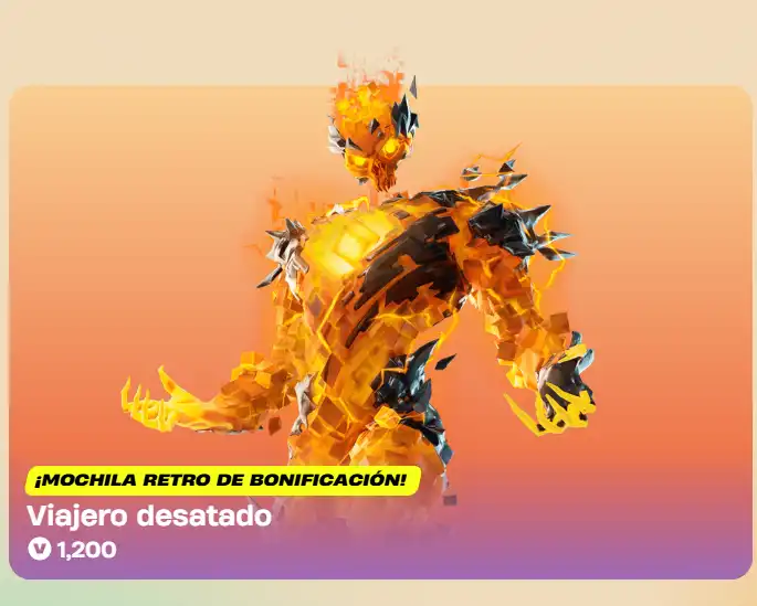 Viajero Desatado ব্যাকপ্যাকসহ | ১,২০০ V-Bucks