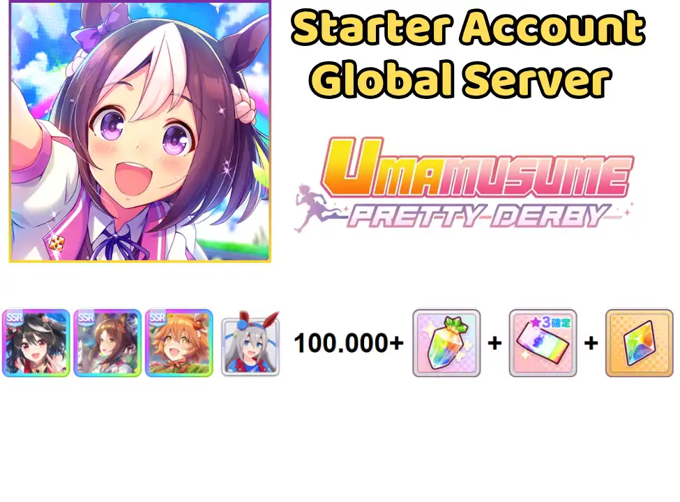 GLOBAL| Kitasan+FM+Fukukitaru|Uma Tamamo Cross| 100000+ कैरेट
