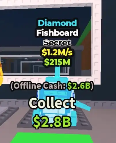 DIAMOND Fishboard | SEGRETO | Steal a Brainrot Roblox | Consegna veloce