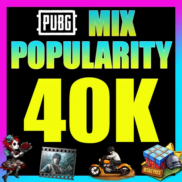 40K [40 000] MIX POPULARITÉ 🔥 PUBG Mobile 🔖 RÉDUCTION⚡️ Livraison super rapide