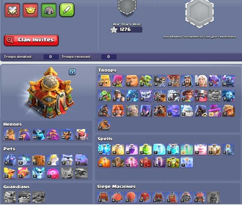 🔰CRTH🔰TH 16||EXP 220||Kahraman 81★94★66★63★41★2
