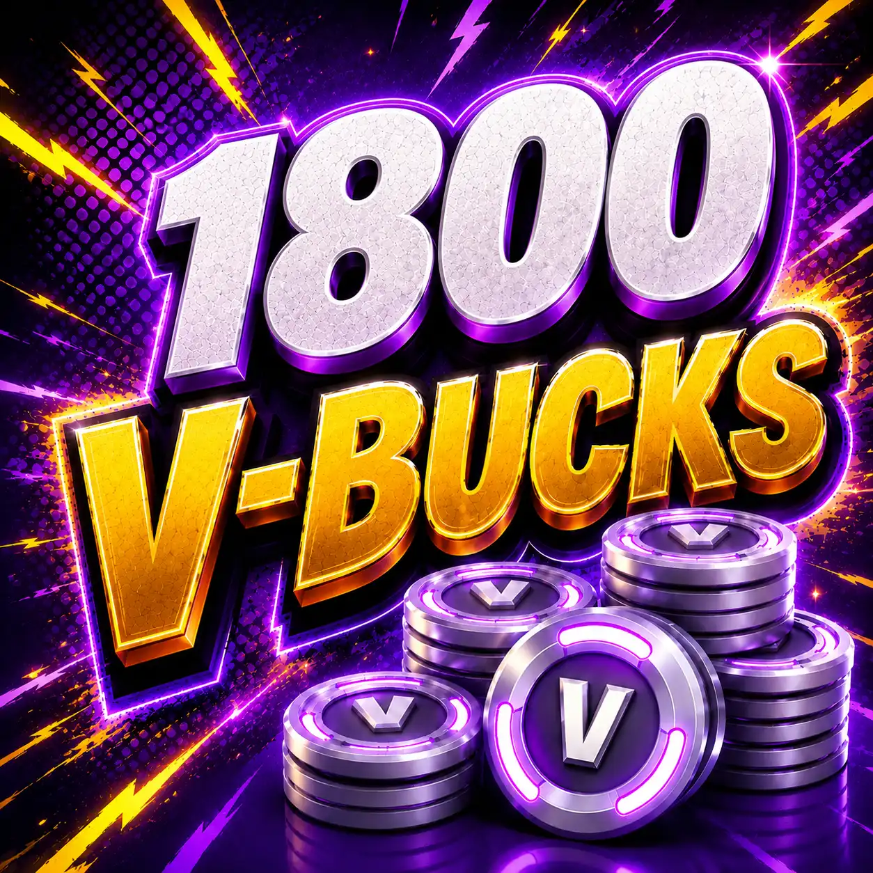 1800 V-Bucks | Método de Regalo | Elige tu Cosmético